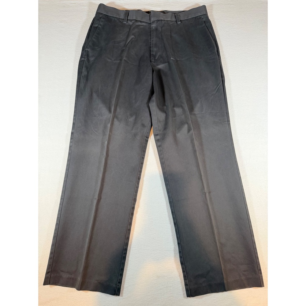 Dockers D3 Classic Fit Chinos Mens 36x30 Dark Gray Charcoal Cotton Twill Pants